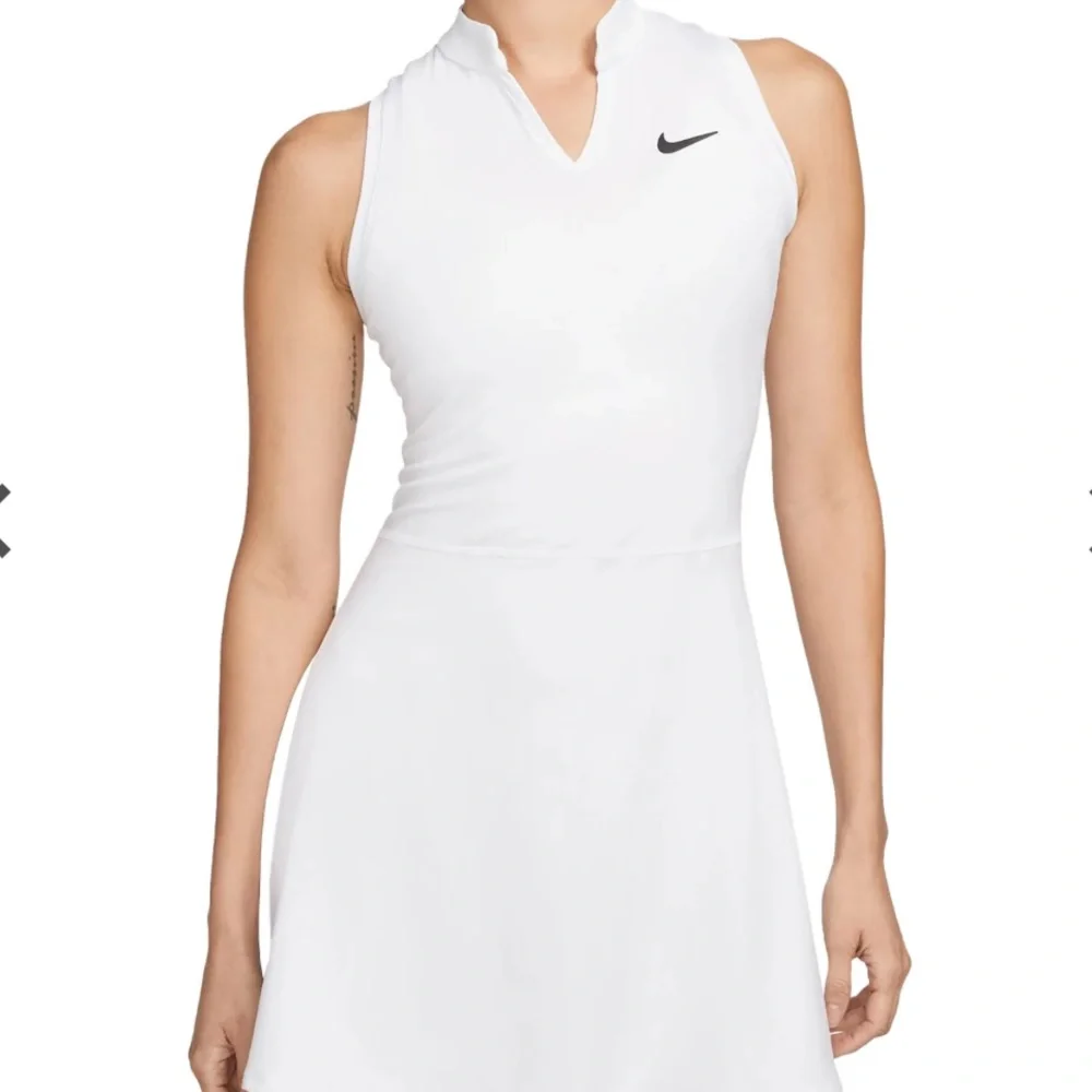 Women’s Nike NikeCourt Dri-FIT Victory Tennis Dress DV3490-100 White NEW - Picture 1 of 7